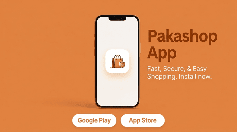 Pakashop App Interface Mockup
